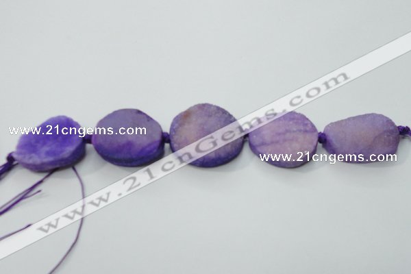 CNG1512 8 inches 20*30mm - 25*35mm freeform agate beads