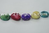 CNG1516 8 inches 20*30mm - 25*35mm freeform agate beads