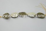 CNG1528 8 inches 22*30mm - 25*35mm freeform agate beads