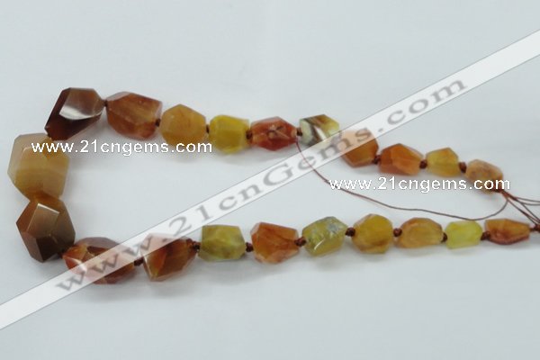 CNG1547 15.5 inches 10*14mm - 20*30mm nuggets agate beads