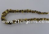 CNG1582 15.5 inches 8*12mm - 12*20mm nuggets plated quartz beads