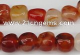 CNG16 15.5 inches 11*12mm nuggets agate gemstone beads