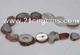 CNG1601 15.5 inches 18*25mm - 25*30mm freeform druzy agate beads