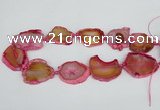 CNG1613 15.5 inches 25*35mm - 30*45mm freeform agate gemstone beads