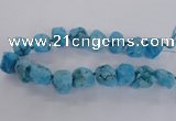 CNG1645 15.5 inches 18*25mm - 22*30mm nuggets plated druzy agate beads