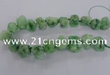 CNG1646 15.5 inches 18*25mm - 22*30mm nuggets plated druzy agate beads