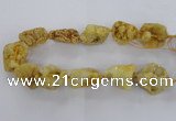 CNG1670 15.5 inches 22*30mm - 25*45mm nuggets plated druzy agate beads