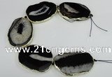 CNG1675 8 inches 35*35mm - 40*55mm freeform druzy agate beads