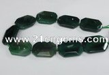 CNG1683 15.5 inches 30*40mm freeform agate gemstone beads wholesale