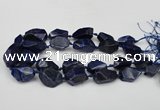 CNG1716 15.5 inches 15*20mm - 20*30mm nuggets lapis lzuli beads