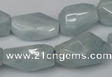 CNG1720 15.5 inches 15*20mm - 20*30mm nuggets aquamarine beads