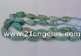 CNG1728 15.5 inches 15*20mm - 20*30mm nuggets amazonite beads