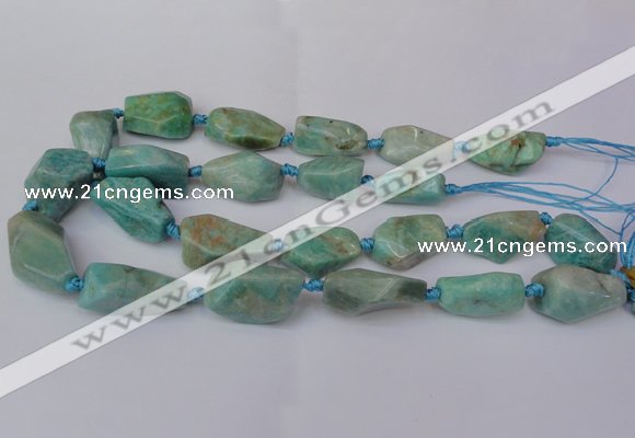 CNG1728 15.5 inches 15*20mm - 20*30mm nuggets amazonite beads