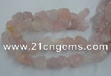 CNG1821 15.5 inches 20*25mm - 25*30mm nuggets rose quartz beads
