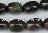 CNG20 15.5 inches 12*17mm nuggets Indian agate gemstone beads