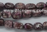 CNG203 15.5 inches 8*10mm nuggets crazy lace agate gemstone beads