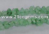 CNG2205 15.5 inches 8*10mm - 10*12mm nuggets plated druzy quartz beads