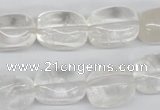 CNG23 15.5 inches 12*17mm nuggets white crystal gemstone beads