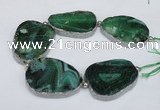 CNG2394 7.5 inches 35*45mm - 45*55mm freeform agate gemstone beads