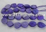 CNG2412 15.5 inches 22*28mm - 28*35mm freeform agate beads