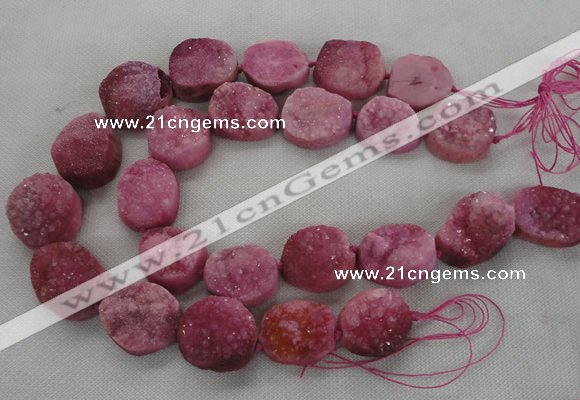 CNG2413 15.5 inches 22*28mm - 28*35mm freeform agate beads