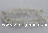 CNG2434 15.5 inches 12*14mm - 15*18mm tube druzy quartz beads