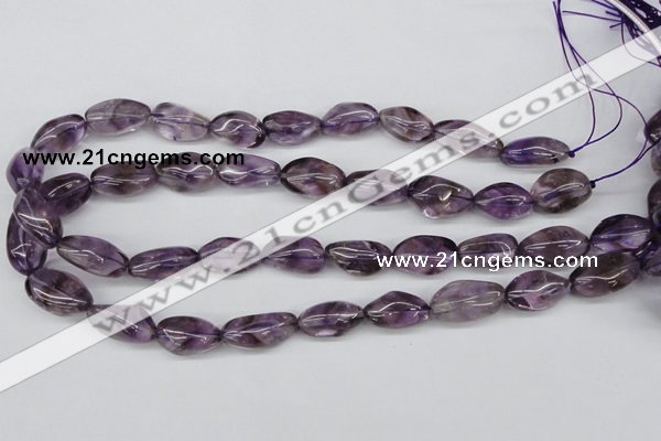 CNG25 15.5 inches 13*20mm nuggets amethyst gemstone beads