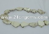 CNG2510 15.5 inches 25*30mm - 35*40mm freeform turquoise beads