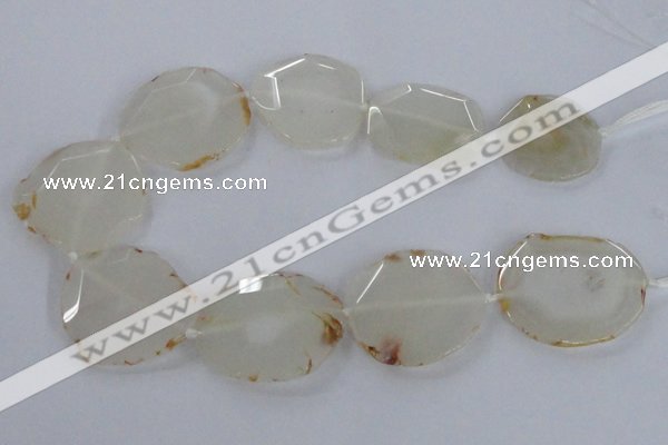 CNG2534 15.5 inches 35*40mm - 40*45mm freeform druzy agate beads