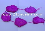 CNG2572 15.5 inches 45*50mm - 55*65mm freeform druzy agate beads