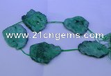 CNG2574 15.5 inches 45*50mm - 55*65mm freeform druzy agate beads