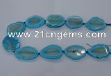 CNG2611 15.5 inches 30*35mm - 40*45mm freeform agate beads