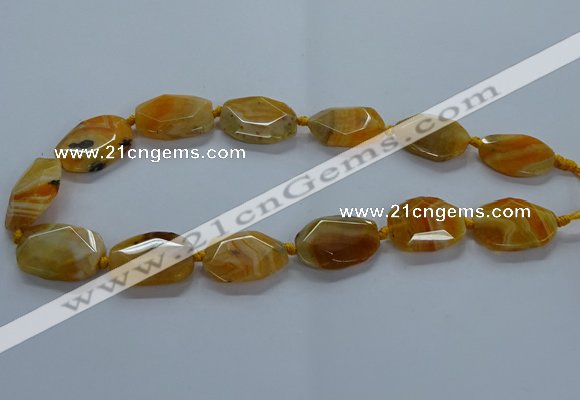 CNG2635 15.5 inches 18*28mm - 20*30mm freeform agate beads