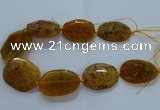CNG2647 15.5 inches 30*38mm - 40*50mm freeform agate beads