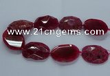 CNG2649 15.5 inches 30*38mm - 40*50mm freeform agate beads