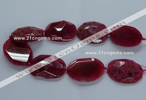 CNG2649 15.5 inches 30*38mm - 40*50mm freeform agate beads