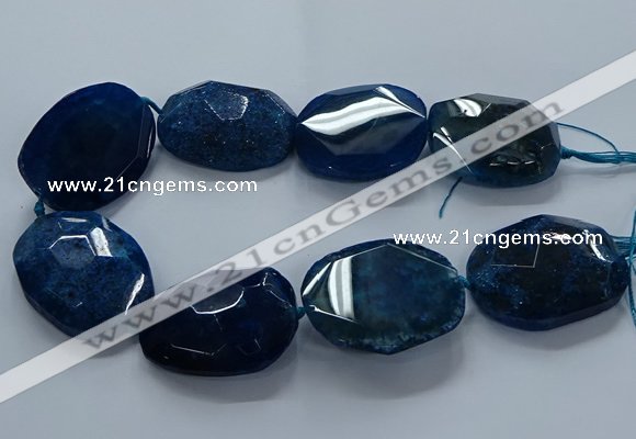 CNG2650 15.5 inches 30*38mm - 40*50mm freeform agate beads