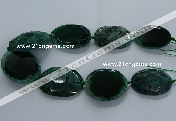 CNG2651 15.5 inches 30*38mm - 40*50mm freeform agate beads