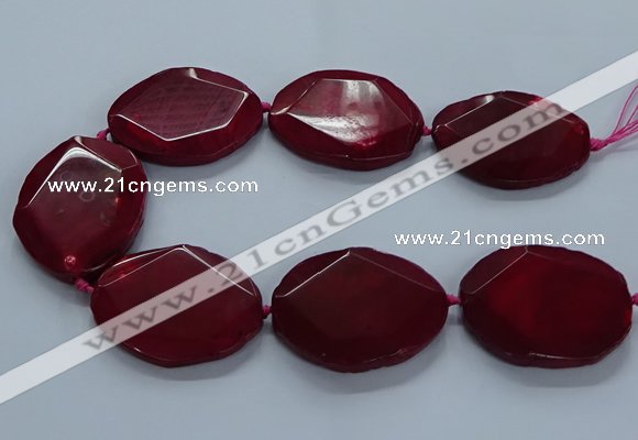 CNG2656 15.5 inches 38*48mm - 42*55mm freeform agate beads