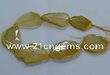 CNG2662 15.5 inches 35*45mm - 40*55mm freeform agate beads