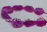 CNG2671 15.5 inches 30*40mm - 40*50mm freeform druzy agate beads