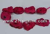 CNG2677 15.5 inches 30*40mm - 40*50mm freeform druzy agate beads