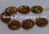 CNG2689 15.5 inches 40*50mm - 45*55mm freeform agate gemstone beads