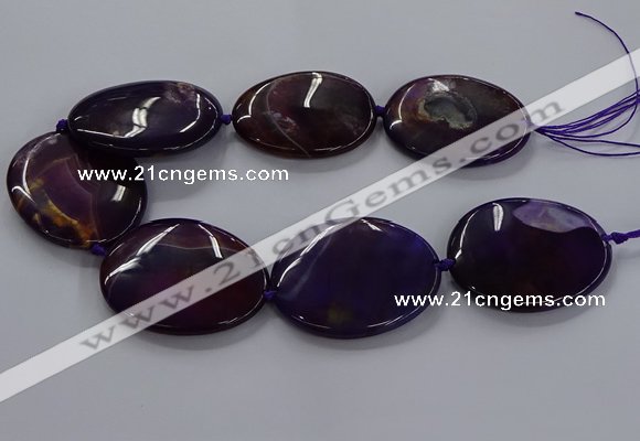 CNG2690 15.5 inches 40*50mm - 45*55mm freeform agate gemstone beads