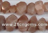 CNG2701 15.5 inches 10*14mm - 13*18mm faceted nuggets moonstone beads