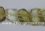 CNG2707 15.5 inches 13*18mm - 15*20mm freeform lemon quartz beads