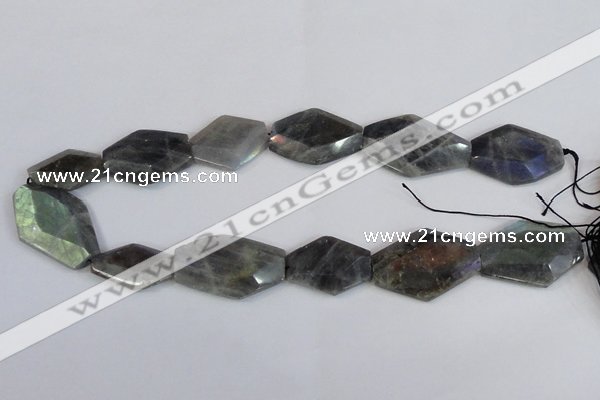 CNG2712 15.5 inches 18*25mm - 25*35mm freeform labradorite beads