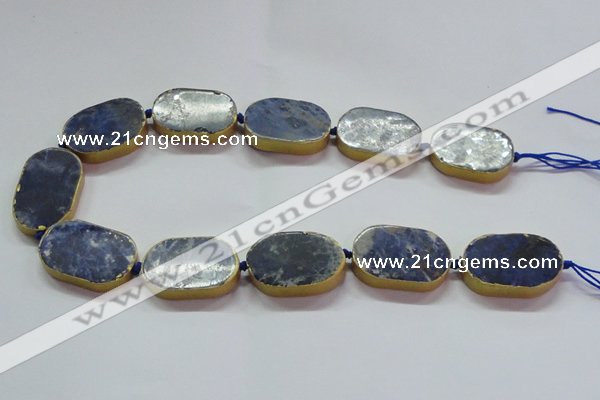 CNG2728 15.5 inches 18*28mm - 20*30mm freeform sodalite beads