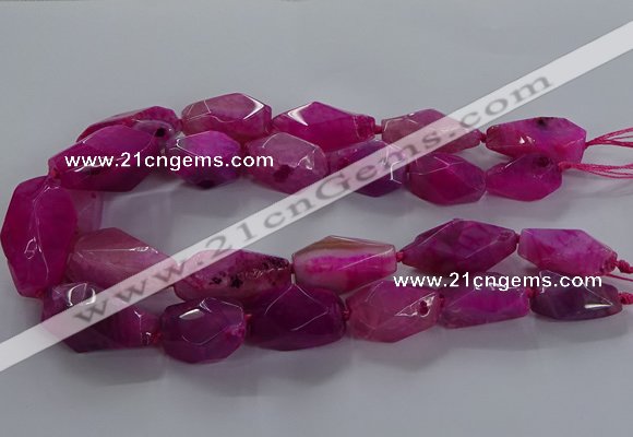 CNG2733 15.5 inches 15*30mm - 20*40mm nuggets agate beads