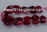 CNG2734 15.5 inches 15*30mm - 20*40mm nuggets agate beads